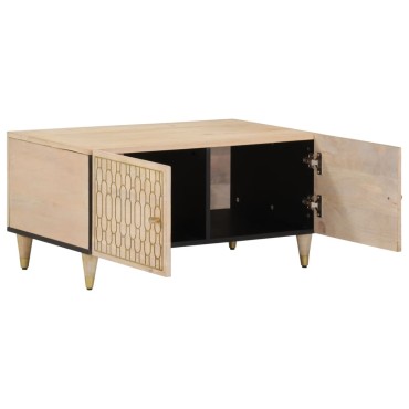 vidaXL Τραπεζάκι Σαλονιού 80x50x40cm από Μασίφ Ξύλο Μάνγκο 1 τεμ.