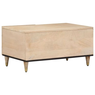 vidaXL Τραπεζάκι Σαλονιού 80x50x40cm από Μασίφ Ξύλο Μάνγκο 1 τεμ.