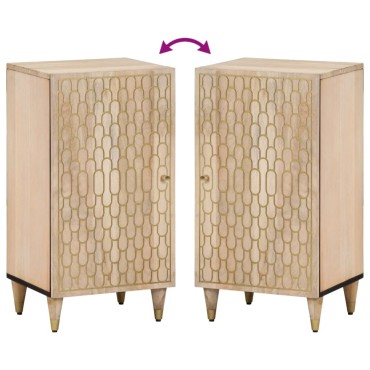 vidaXL Βοηθητικό Ντουλάπι 40x33x75cm από Μασίφ Ξύλο Μάνγκο 1 τεμ.