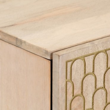 vidaXL Βοηθητικό Ντουλάπι 40x33x75cm από Μασίφ Ξύλο Μάνγκο 1 τεμ.