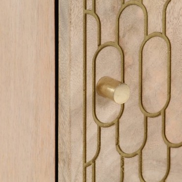 vidaXL Βοηθητικό Ντουλάπι 40x33x75cm από Μασίφ Ξύλο Μάνγκο 1 τεμ.