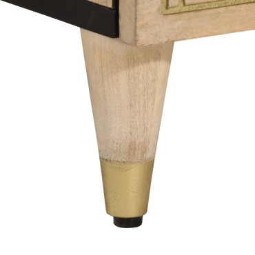 vidaXL Βοηθητικό Ντουλάπι 40x33x75cm από Μασίφ Ξύλο Μάνγκο 1 τεμ.