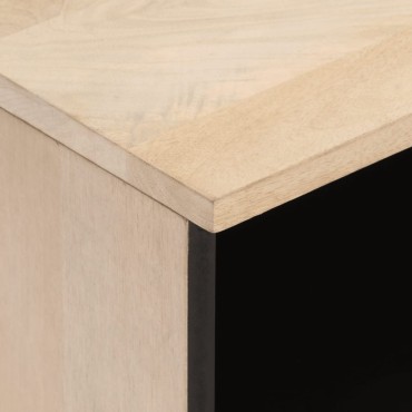 vidaXL Έπιπλο Τηλεόρασης 100x33x46cm από Μασίφ Ξύλο Μάνγκο