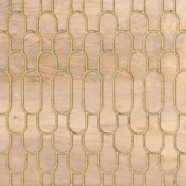 vidaXL Έπιπλο Τηλεόρασης 100x33x46cm από Μασίφ Ξύλο Μάνγκο