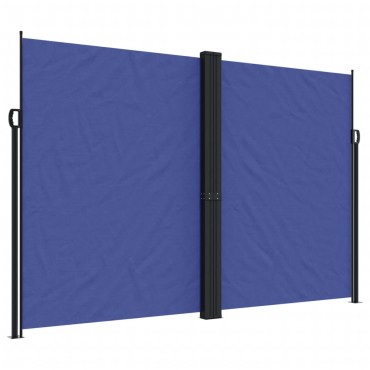 vidaXL Σκίαστρο Πλαϊνό Συρόμενο Μπλε 220 x 600 εκ.