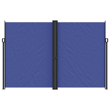 vidaXL Σκίαστρο Πλαϊνό Συρόμενο Μπλε 220 x 600 εκ.