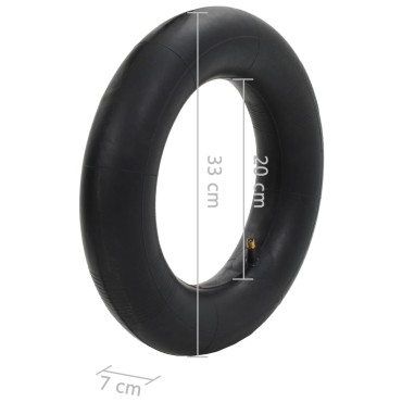 vidaXL Σαμπρέλες Καροτσιού 2 τεμ. 3.50-8/16x4/4.00-8/400x100 Καουτσούκ