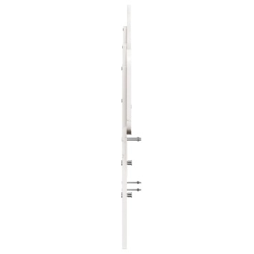 vidaXL Κεφαλάρι Λευκό από Μασίφ Ξύλο Πεύκου 145,5x3,5x81cm 1 τεμ.