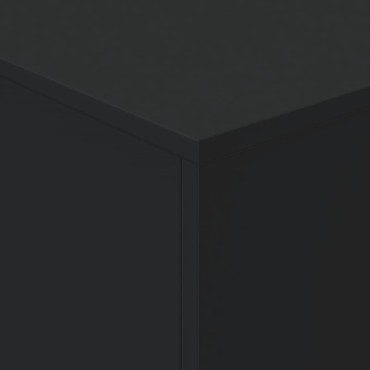 vidaXL Τραπεζάκι Σαλονιού με LED Μαύρο 90x50x40cm 1 τεμ.