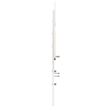 vidaXL Κεφαλάρι Λευκό από Μασίφ Ξύλο Πεύκου 185,5x3,5x81cm 1 τεμ.