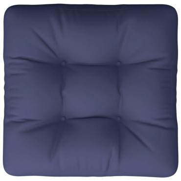 vidaXL Μαξιλάρι Παλέτας Ναυτικό Μπλε 58x58x10cm Ύφασμα Oxford