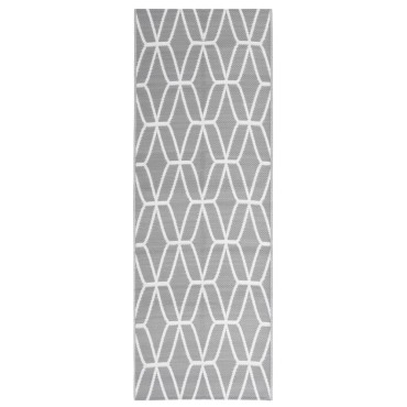 vidaXL Χαλί εξωτερικού χώρου ARAKIL Γκρι 80x250 cm PP