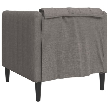 vidaXL Πολυθρόνα Σαλονιού Taupe Υφασμάτινη 69x76,5x74,5cm 1 τεμ. Γωνιακός