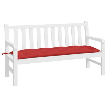 vidaXL Μαξιλάρι Πάγκου Κήπου Κόκκινο 150x50x7cm Ύφασμα Oxford