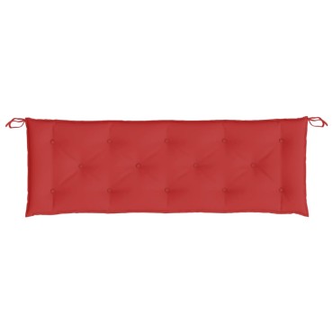 vidaXL Μαξιλάρι Πάγκου Κήπου Κόκκινο 150x50x7cm Ύφασμα Oxford