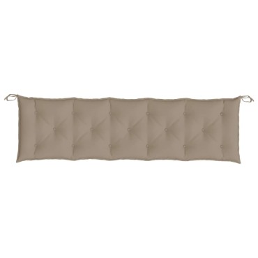 vidaXL Μαξιλάρι Πάγκου Κήπου Taupe 180x50x7 εκ. Ύφασμα Oxford