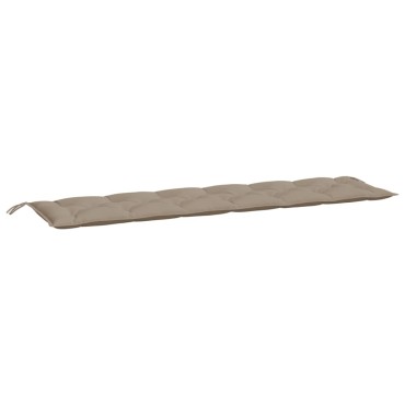 vidaXL Μαξιλάρι Πάγκου Κήπου Taupe 200x50x7cm Ύφασμα Oxford