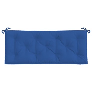 vidaXL Μαξιλάρια Πάγκου Κήπου 2 τεμ. Μπλε 120x50x7cm Ύφασμα Oxford
