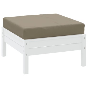 vidaXL Μαξιλάρια Παλέτας Taupe 60x60x9,5cm από Ύφασμα Oxford