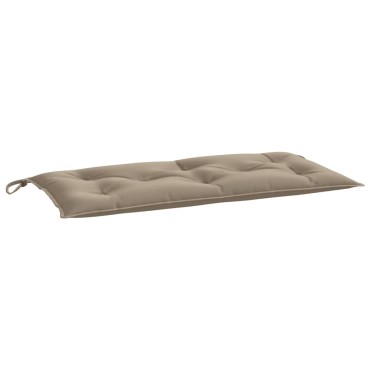 vidaXL Μαξιλάρι Πάγκου Κήπου Taupe 100x50x7cm Ύφασμα Oxford