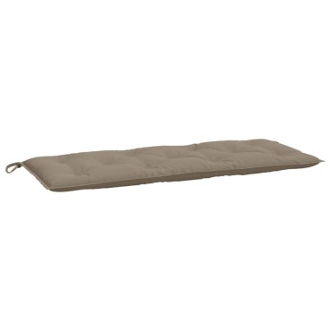 vidaXL Μαξιλάρι Πάγκου Κήπου Taupe 120x50x7cm Ύφασμα Oxford