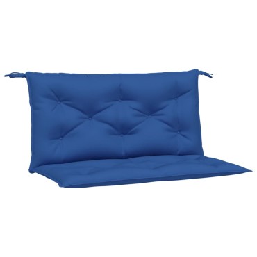vidaXL Μαξιλάρια Πάγκου Κήπου 2 τεμ Μπλε Ρουά 100x50x7cm Ύφ. Oxford