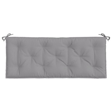 vidaXL Μαξιλάρι Πάγκου Κήπου Γκρι 120x50x7cm Ύφασμα Oxford