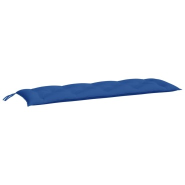 vidaXL Μαξιλάρια Πάγκου Κήπου 2 τεμ. Μπλε 150x50x7cm Ύφασμα Oxford