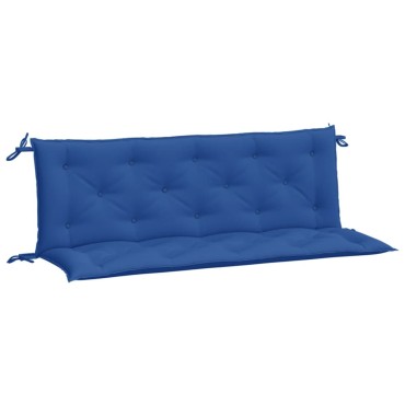 vidaXL Μαξιλάρια Πάγκου Κήπου 2 τεμ. Μπλε 150x50x7cm Ύφασμα Oxford