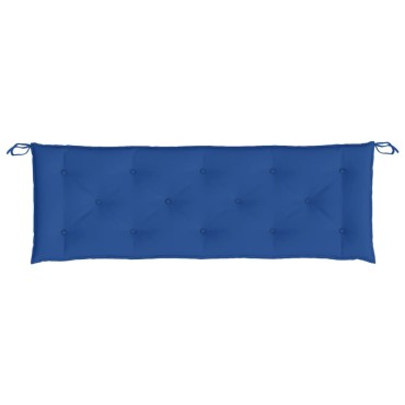 vidaXL Μαξιλάρια Πάγκου Κήπου 2 τεμ. Μπλε 150x50x7cm Ύφασμα Oxford