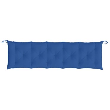 vidaXL Μαξιλάρια Πάγκου Κήπου 2 τεμ. Μπλε 180x50x7cm Ύφασμα Oxford