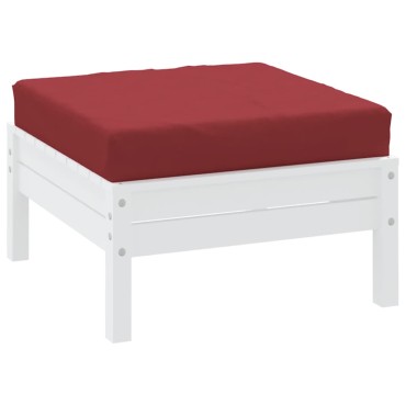 vidaXL Μαξιλάρι Παλέτας Μπορντό 60x60x9,5cm Ύφασμα Oxford
