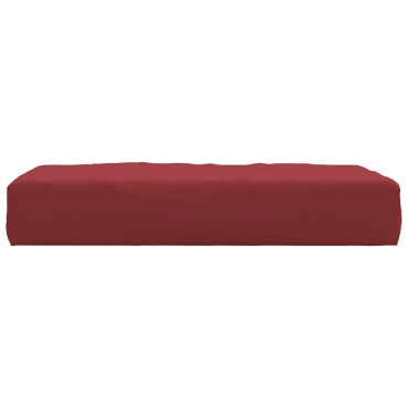vidaXL Μαξιλάρι Παλέτας Μπορντό 60x60x9,5cm Ύφασμα Oxford