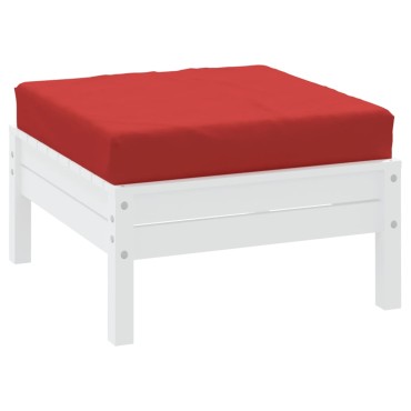 vidaXL Μαξιλάρι Παλέτας Κόκκινο 60x60x9,5cm Ύφασμα Oxford