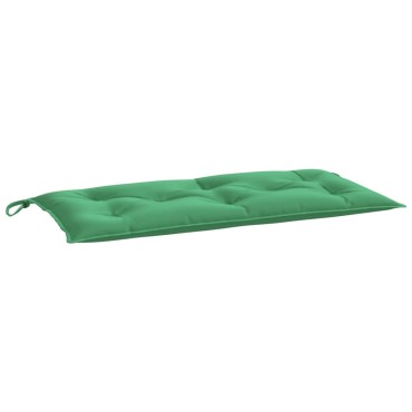 vidaXL Μαξιλάρια Πάγκου Κήπου 2 τεμ. Πράσινο 100x50x7cm Ύφασμα Oxford