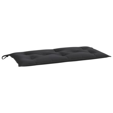 vidaXL Μαξιλάρια Πάγκου Κήπου 2 τεμ. Μαύρο 100x50x7cm Ύφασμα Oxford