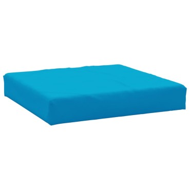 vidaXL Μαξιλάρια Παλέτας Αν. Μπλε 60x60x9,5cm από Ύφασμα Oxford