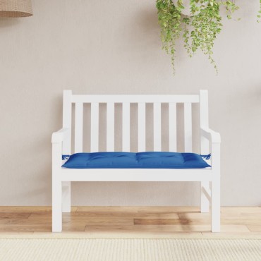 vidaXL Μαξιλάρι Πάγκου Κήπου Μπλε 100x50x7cm Ύφασμα Oxford