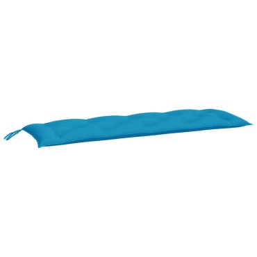 vidaXL Μαξιλάρια Πάγκου Κήπου 2 τεμ. γαλάζιο 150x50x7cm Ύφασμα Oxford