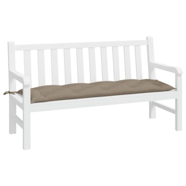 vidaXL Μαξιλάρι Πάγκου Κήπου Taupe 150x50x7cm Ύφασμα Oxford