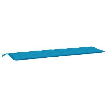 vidaXL Μαξιλάρι Πάγκου Κήπου Αν. Μπλε 200x50x7cm Ύφασμα Oxford