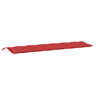 vidaXL Μαξιλάρι Πάγκου Κήπου Κόκκινο 200x50x7cm Ύφασμα Oxford