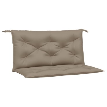 vidaXL Μαξιλάρια Πάγκου Κήπου 2 τεμ. Taupe 100x50x7cm Ύφασμα Oxford