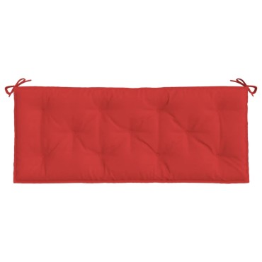 vidaXL Μαξιλάρι Πάγκου Κήπου Κόκκινο 120x50x7cm Ύφασμα Oxford