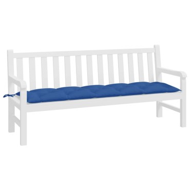 vidaXL Μαξιλάρι Πάγκου Κήπου Μπλε Ρουά 180x50x7cm Ύφασμα Oxford