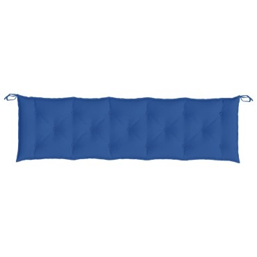 vidaXL Μαξιλάρι Πάγκου Κήπου Μπλε Ρουά 180x50x7cm Ύφασμα Oxford