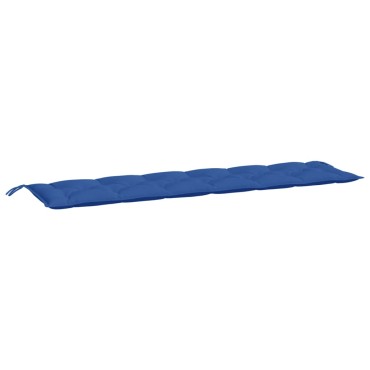 vidaXL Μαξιλάρι Πάγκου Κήπου Μπλε Ρουά 200x50x7cm Ύφασμα Oxford