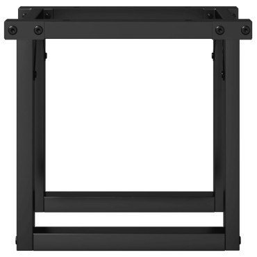vidaXL Πόδια Τραπεζιού Σαλονιού σε Σχήμα «Ο» 40x40x33cm Ατσάλι 1 τεμ.