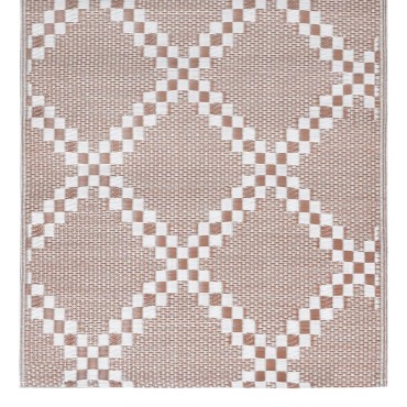 vidaXL χαλί εξωτερικού χώρου ARAKIL καφέ 120x180 cm PP