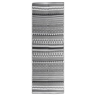 vidaXL Χαλί εξωτερικού χώρου ARAKIL Μαύρο 80x250 cm PP